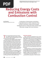 Reducing Energy Costs and Emissions With Combustion Control: Plant Operations