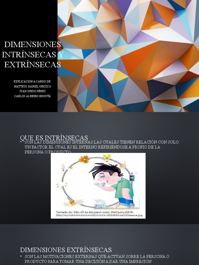 Dimensiones Intrínsecas y Extrínsecas | PDF | Crecimiento personal y ...