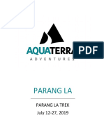 Parang La Trek 2019