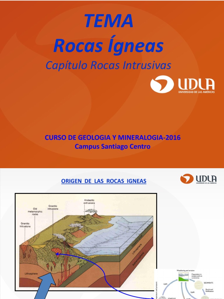 Rocas Ígneas Intrusivas y Magmas | PDF | Magma | Roca ígnea