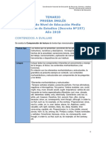 Temario-Ingles NM2 Ve 2018 PDF