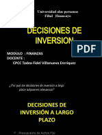 08. DECISIONES DE INVERSIÓN A LARGO PLAZO