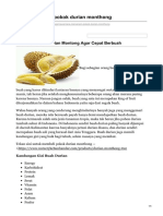 Cara Menanam Pokok Durian PDF