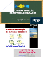 Capítulo 04 Análisis de Nergía en Sistemas Cerrados PDF