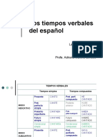 Para Ubicar Los Tiempos Condicionales de Indicativo