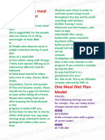 1 Meal Diet Procedure and Sample Plan-3 PDF