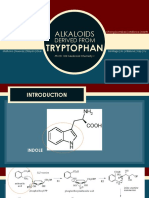 Group 3 & 4 OSC - Alkaloids Derived From Tryptophan