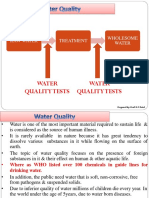 Raw Water Quality Tests