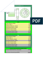 Press Fit Calculator V 2.1: Shaft