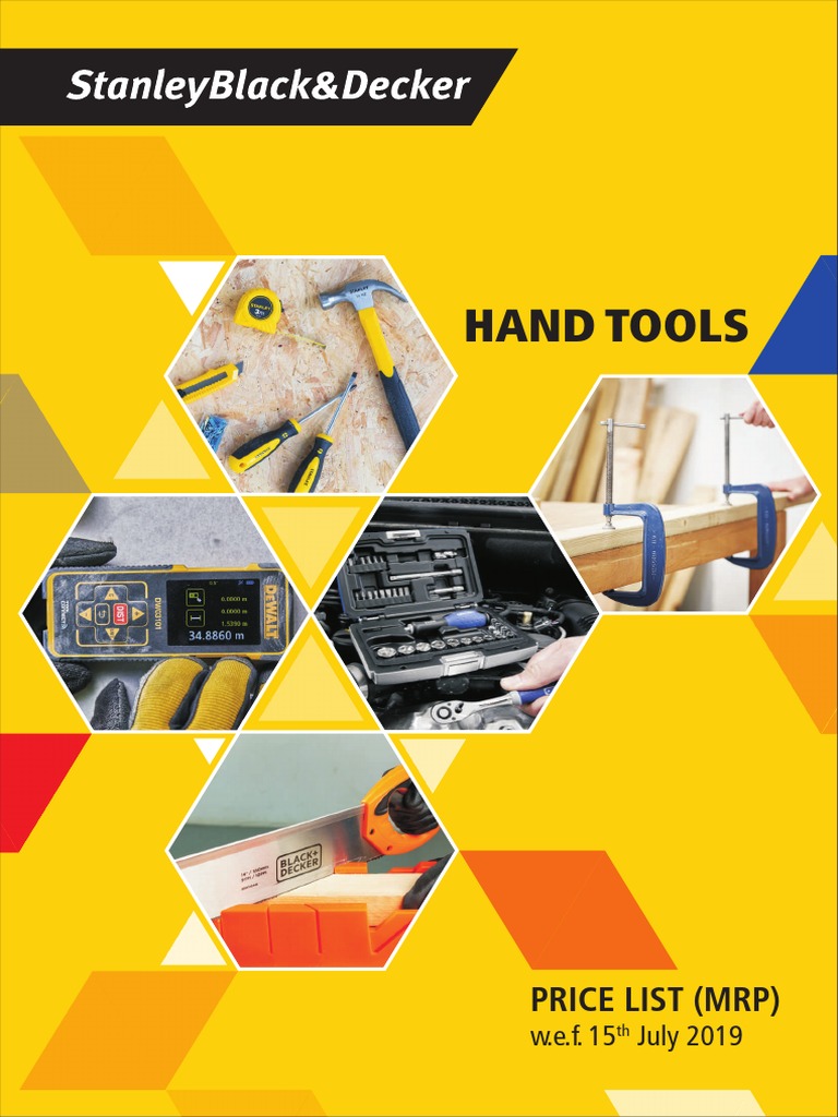 Stanley Tools Price List PDF | PDF | Machines | Metalworking
