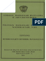 Perda Nomor 4 Tahun 2018 Tentang Retribusi Izin Mendirikan Bangunan PDF