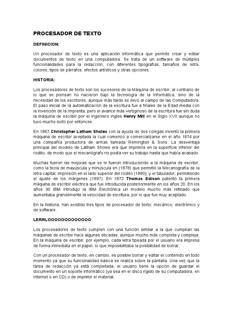 Evolución de los procesadores de texto.  Maquina de escribir electrica, Maquina  de escribir, Textos