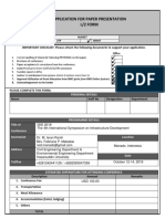 L2 FORM - Application of Paper Presentation - 260318