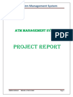 Project Report: Atm Management System