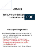 Regulation of Gene Expression (Protein Synthesis)