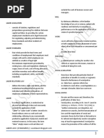 Labor Law I Notes