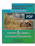 Rapid Assessment of Great Indian Bustards (GIB) in Siruguppa by Dr.K.S.Abdul Samad 