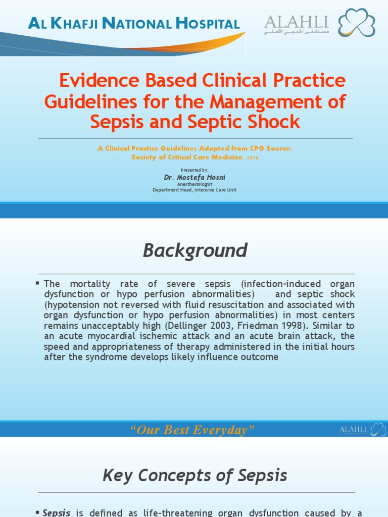 Sepsis and Septic Shock Management Guidelines | PDF | Sepsis | Shock ...