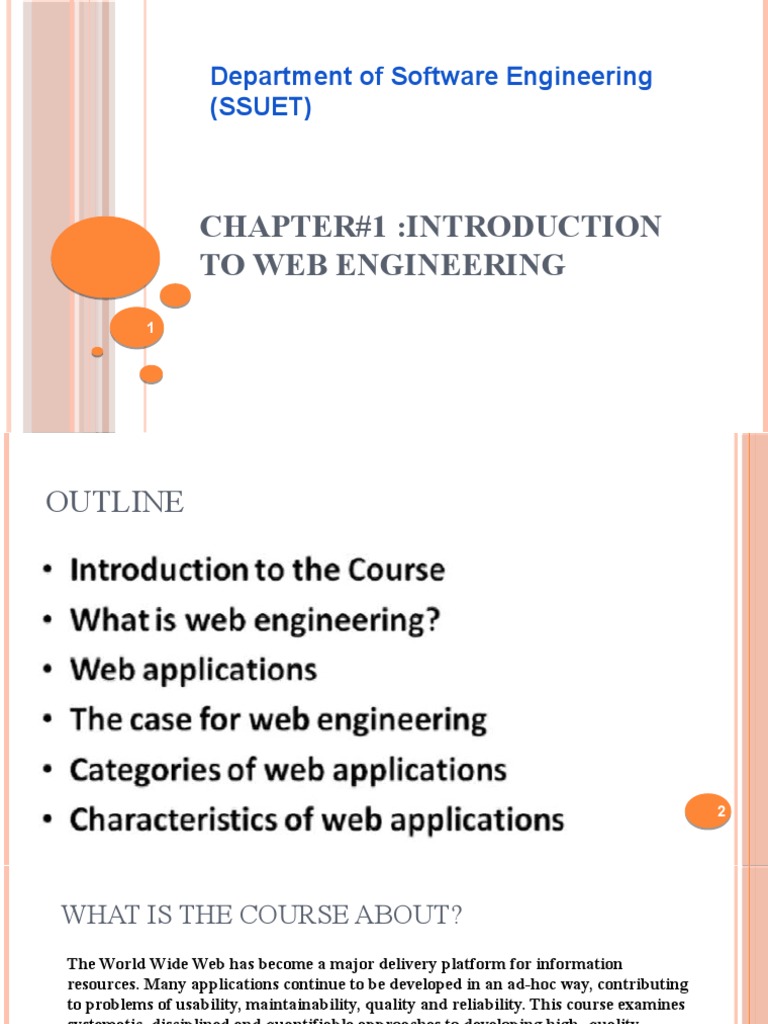 Chapter#1 - Introduction To Web Engineering | PDF | Hyperlink | World ...