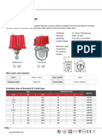 Waterflow Indicator: Main Parts and Material