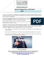 Programme de Formation À Distance