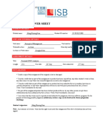 Personal SWOT Analysis