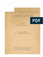 Psychologie Consonantiste, Vol. I, 1938