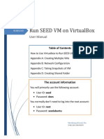 Run Seed VM On Virtualbox: User Manual