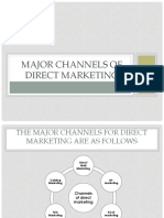 Major channels of direct marketing