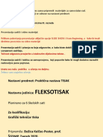 Grafički Tehničar Tiska - Praktična Nastava - Fleksotisak - 3. Razred - PPSX