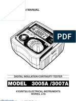 MODEL 3005A /3007A: Instruction Manual