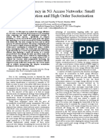 Energy Efficiency in 5G Access Networks: Small Cell Densification and High Order Sectorisation