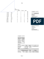 Problem 1: Regression Statistics