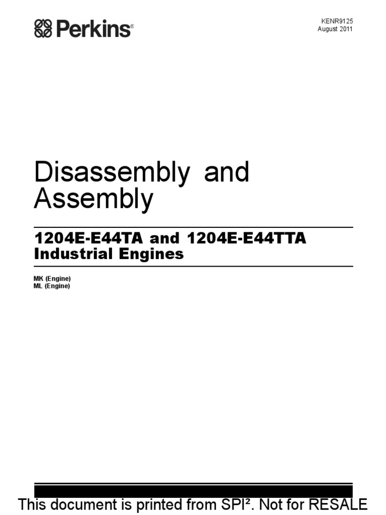 1204E Assy | PDF | Turbocharger | Piston