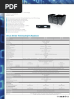 Sinus Series Technical Specifications