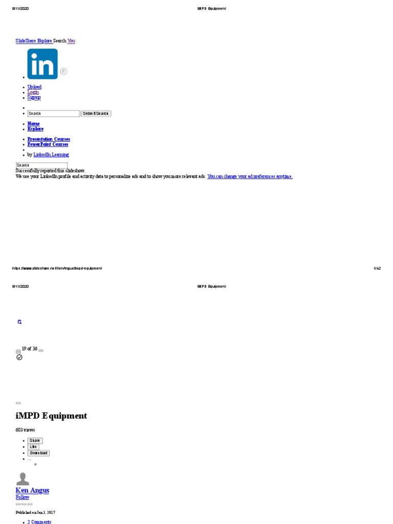 iMPD Equipment | PDF | Flow Measurement | Oil Well