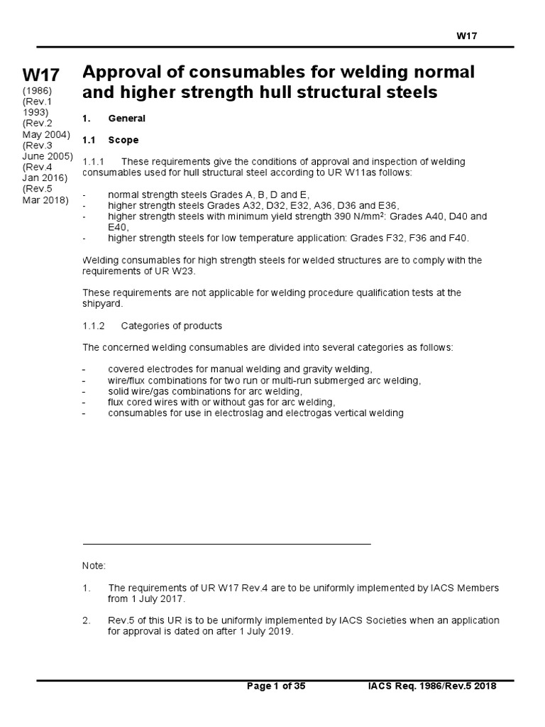 Welding Consumables Approval Guide | PDF | Welding | Construction