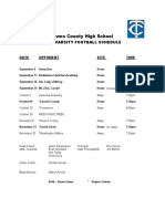 2020 Tchs Football Schedule Varsity Rev 8-6-2020