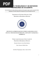 Efectos en Las Personas Que Han Vivido El Abuso Sexual en Su Infancia y Procesos de Recuperación, Aceptación y Manejo de La Experiencia PDF