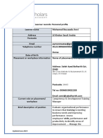 Learner Record Contact Sheet