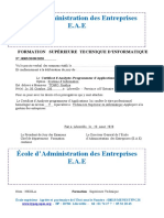Certificat de Formation Professionnelle Ap Tomo Synthia