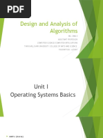 Design and Analysis of Algorithms