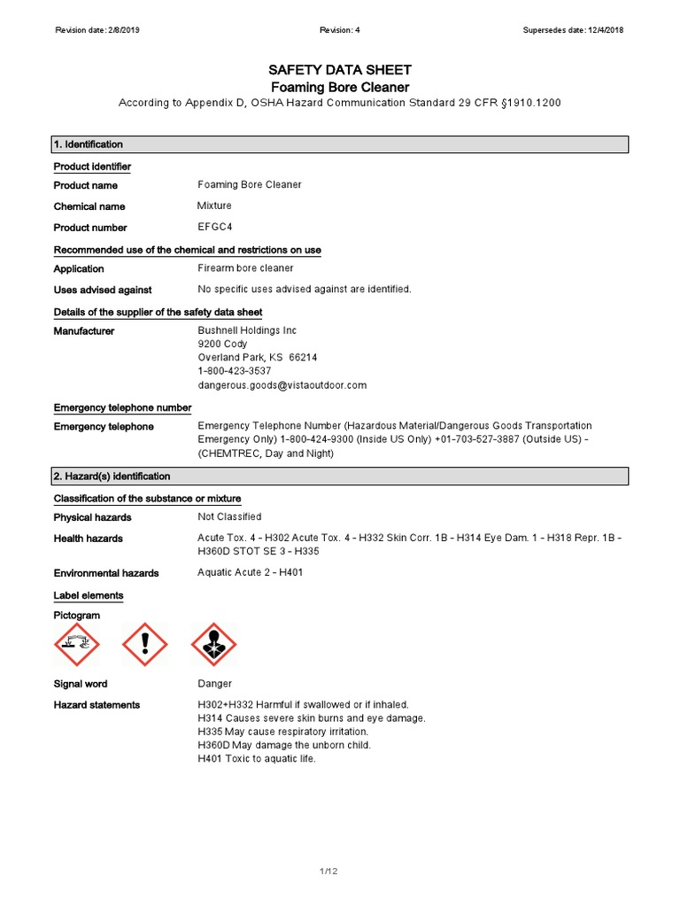 Hoppes Elite Foaming Gun Cleaner PDF Download Free PDF Personal