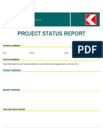 Project Status Report: PT - Bumi Karsa Jl. DR. Sam Ratulangi, Wisma Kalla LT 4 Phone