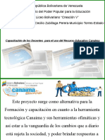 Sabado Pedagogico Proyecto Canaima