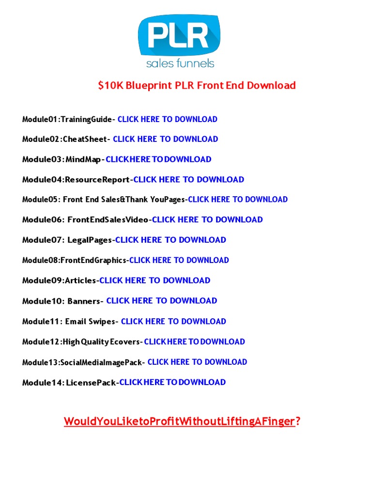 PLR Marketing Toolkit Download | PDF