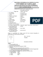 Formulir Pendaftaran Mahasiswa PLP Mujahida