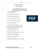 Extra Grammar Exercises (Unit 10, Page 81) : Top Notch Fundamentals, Third Edition