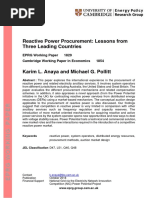 Reactive Power Procurement: Lessons From Three Leading Countries