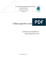 Cultura Speciilor Exotice